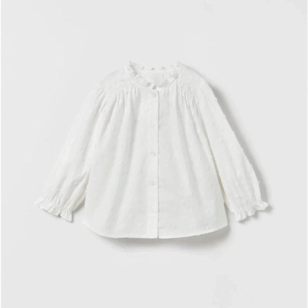 Zara Swiss Dot Shirt